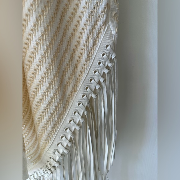 Jonathan Simkhai CHELLE POINTELLE FRINGE DRESS - Picture 6 of 8